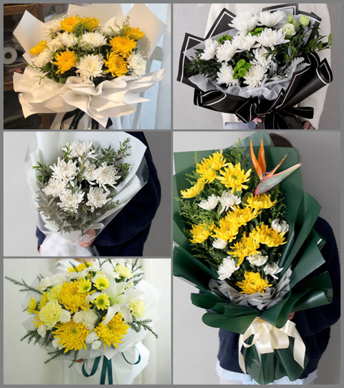 天津静海区静海镇范庄子村白事花束代送